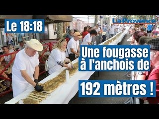 Foire de la lavande à Digne : une fougasse à l’anchois de 192 mètres !