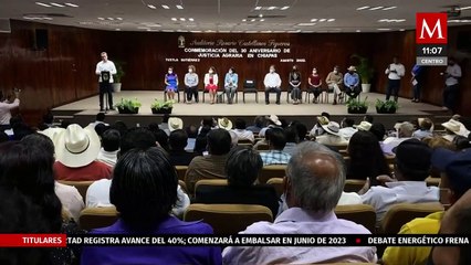Celebran 30 aniversario de la justicia agraria en Chiapas