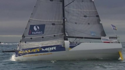 LA SOLITAIRE DU FIGARO 2022 : ARRIVÉE DE DAVY BEAUDARTNAUTY'MOR - PORT LA FORÊT