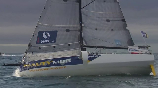 LA SOLITAIRE DU FIGARO 2022 : ARRIVÉE DE DAVY BEAUDARTNAUTY'MOR - PORT LA FORÊT