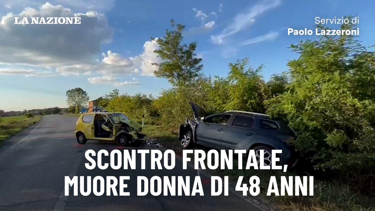 Scontro frontale, muore donna di 48 anni