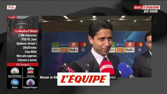 Nasser : « Il faut garder la tête froide » - Foot - Tirage C1 - PSG