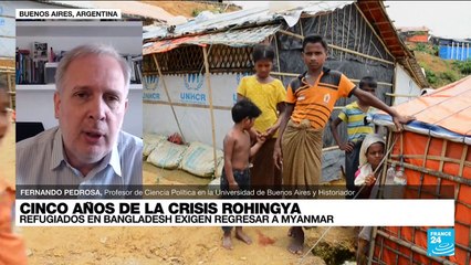 Fernando Pedrosa: "Los rohingya no podrán regresar a Myanmar mientras esté la dictadura militar"