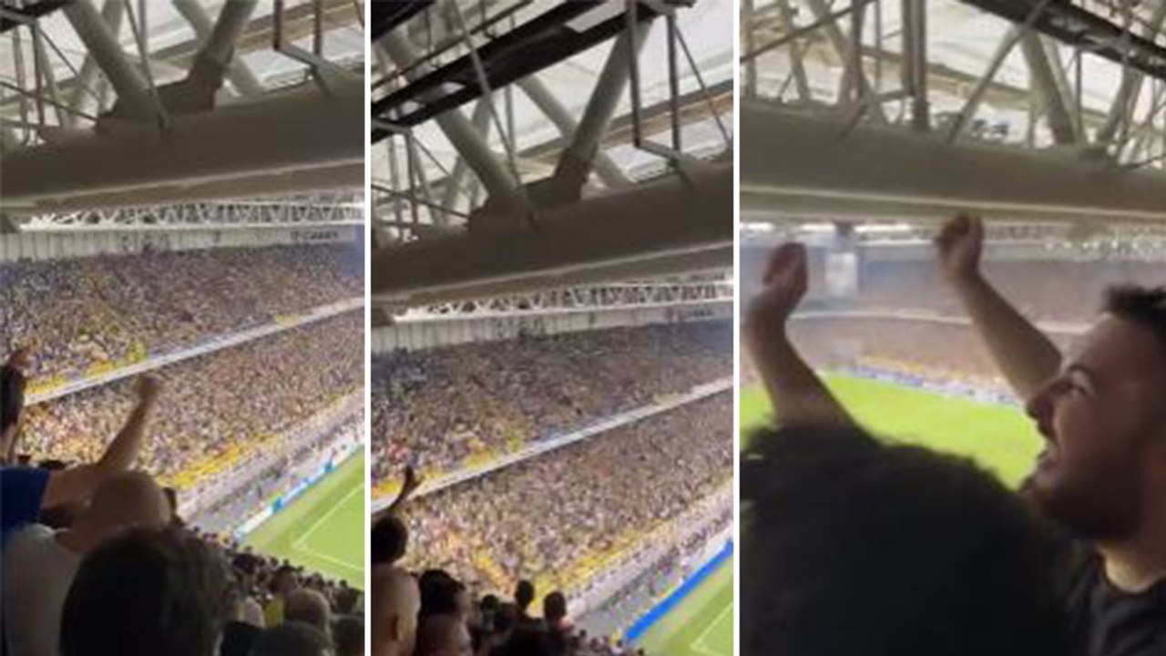 Fenerbahçe tribünlerinden Gülşen şarkısı: "Yurtta aşk cihanda aşk"