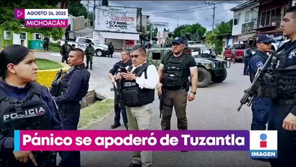 Jornada violenta en Tuzantla, Michoacán, deja ocho muertos