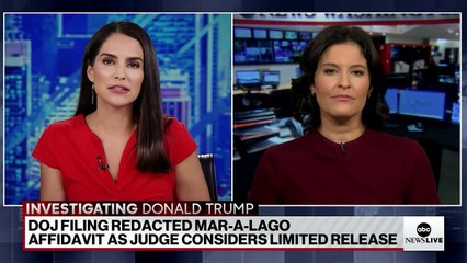 DOJ to provide legal memorandum explaining redactions for FBI affidavit