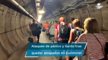 Horas de terror en el Eurotúnel: cientos de pasajeros tuvieron que ser evacuados tras incidente