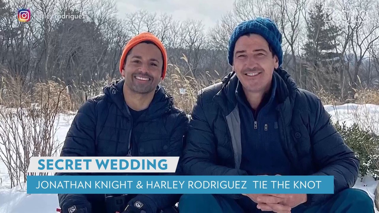 New Kids on the Block Singer Jonathan Knight Secretly Married Boyfriend Harley Rodriguez