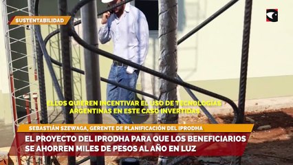 El proyecto del Iprodha para que los beneficiarios se ahorren miles de pesos al año en luz