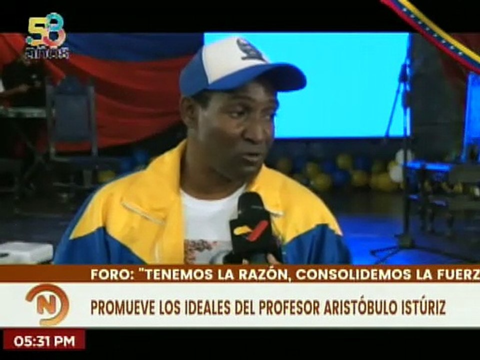 Foro "Tenemos la razón, consolidemos la fuerza" promueve los ideales del profesor Aristóbulo Istúriz