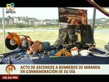 Bomberos de Miranda celebraron su día con ascensos y nuevas políticas de protección