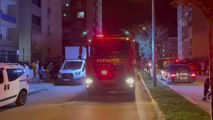 Son dakika haber: Binanın onuncu katında çıkan yangında bir daire zarar gördü