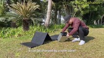 Outdoor Energy Supply Generator Solar Charger Portable Rechargeable Power Station Techshahin24