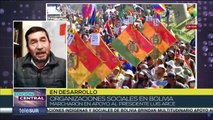 Organizaciones sociales bolivianas manifestaron su apoyo al gobierno de Luis Arce