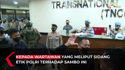 Momen Brimob Bentak Wartawan Saat Liput Sidang Sambo, Polri Minta Maaf!