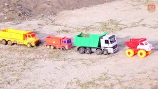 Jump Little Pit Dump Truck _ Tractor _ JCB 4CX _ Tipper _ Eicher _ Ford _ DSToy