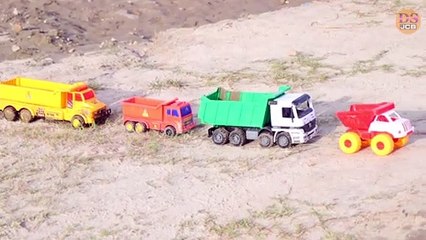 Jump Little Pit Dump Truck _ Tractor _ JCB 4CX _ Tipper _ Eicher _ Ford _ DSToy