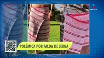 Lanzan falda con tela de jerga y desata críticas en redes sociales