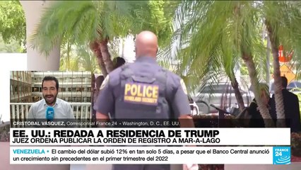 Informe desde Washington: juez ordena publicar orden de registro a Mar-a-Lago