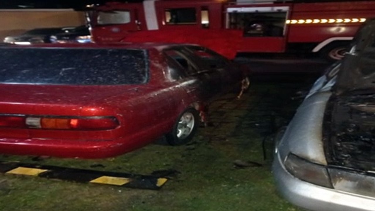 CARS SET ON FIRE AT CHACONIA CRESCENT
