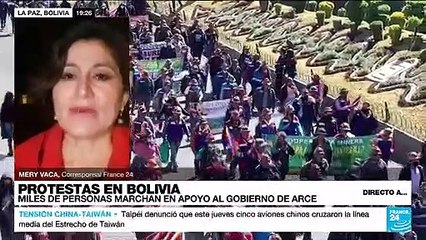 Directo a... La Paz y las marchas en apoyo al gobierno de Luis Arce
