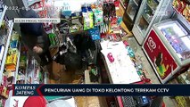 Pencurian Uang di Toko Kelontong Terekam CCTV