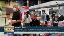 Argentina: Tripulantes del avión venezolano secuestrado se reencuentran con sus familiares