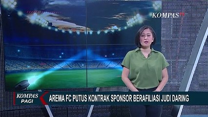 Arema FC Hentikan Kontrak Kerja Sama dengan Sponsor yang Diduga Terkait Judi Online