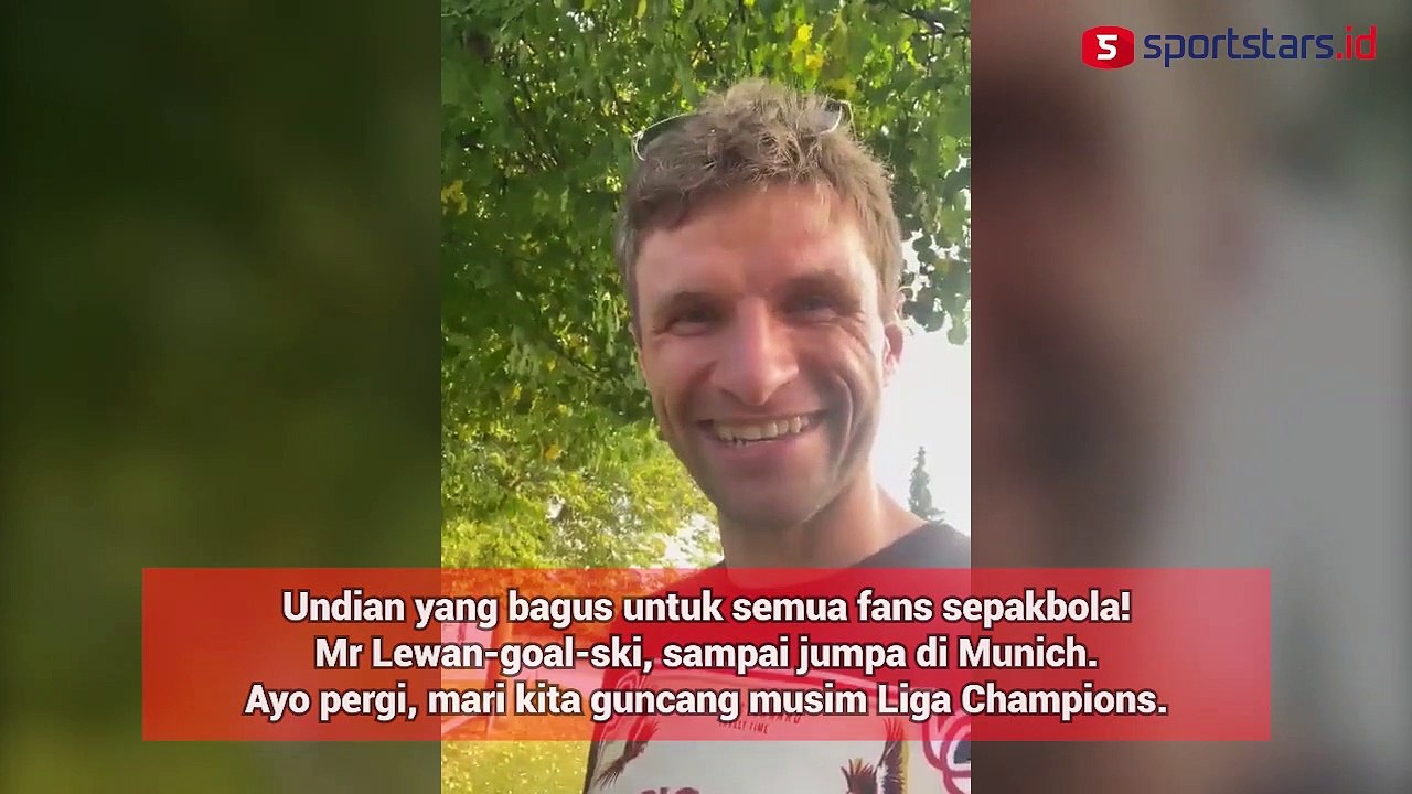 Thomas Muller Kirim Pesan Buat Robert Lewandows...