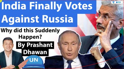 India Finally Votes Against Russia at UN Security Council ?  Why did this happen_