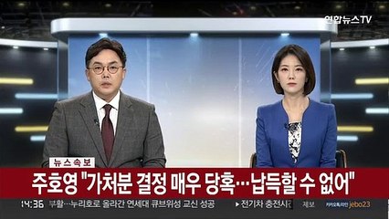 [속보] 주호영 "가처분 결정 매우 당혹…납득할 수 없어"