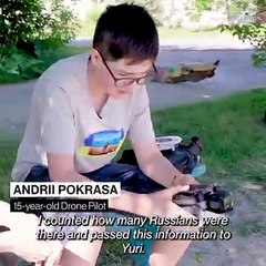 Andrii Pokrasa is being hailed as a hero in Ukraine