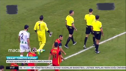 Atiker Konyaspor 1-0 Kızılcabölükspor [HD] 17.01.2017 - 2016-2017 Turkish Cup Group H Matchday 5