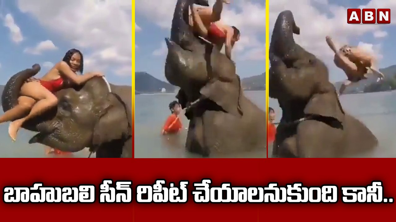 బాహుబలి సీన్ రిపీట్ చేయాలనుకుంది కానీ .. || ABN DIGITAL