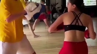 Sara Ali Khan and Kriti Sanon Fitness Training