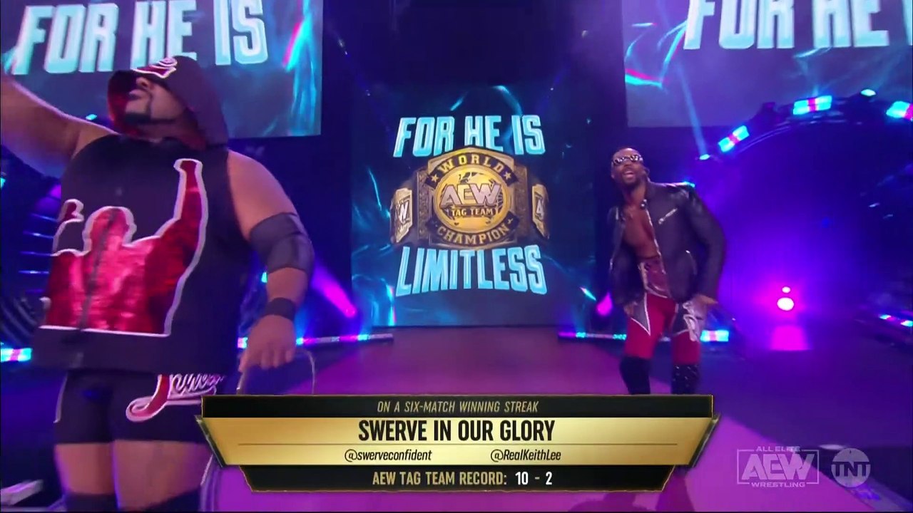 Swerve In Our Glory Entrance as AEW World Tag Team Champions: AEW Rampage, Aug. 19, 2022