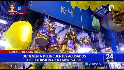 Caen delincuentes que exigían 2 mil soles semanales a empresario para no atentar contra sus hijos