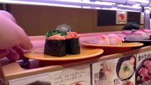 Conveyor Belt Sushi in Tokyo Japan | 安い！早い！旨い！東京で回転寿司を喰う [Japanese delicious food]