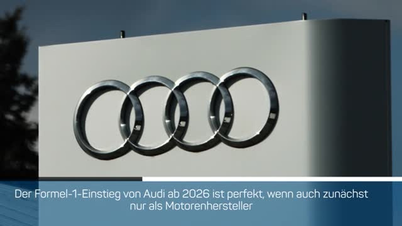 Offiziell: audi steigt 2026 in die formel 1 ein