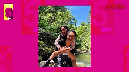 Nelydia Tunjuk Foto Lama Uqasha, Yatt Hamzah Selamat Timang Bayi Lelaki _ MHTOP5