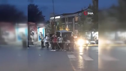 Komşuların küfür tartışmasında ortalık savaş alanına döndü