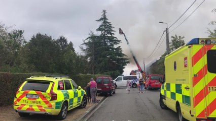 Incendie d'une maison à Huy