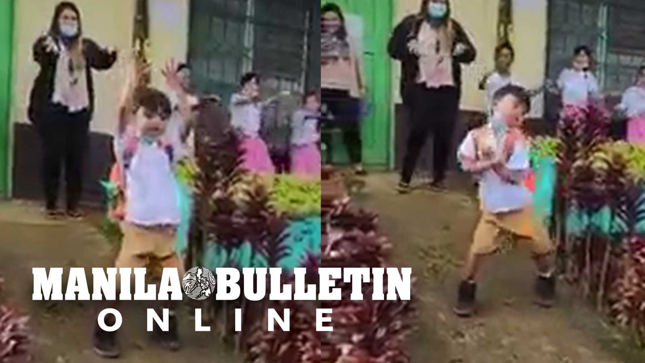 These energetic students danced for their morning exercise on their 2nd day of face-to-face class.