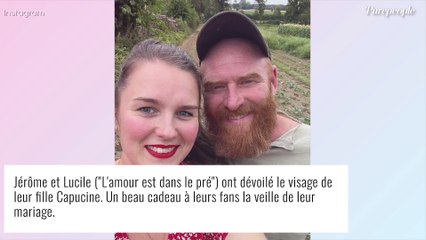 Lucile et Jérôme (L'amour est dans le pré) : Le visage de leur fille dévoilé en vidéo, un jour avant le mariage
