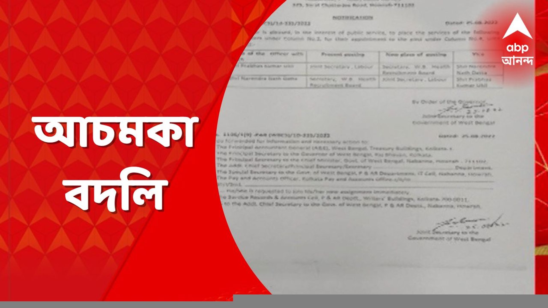 Health Recruitment Scam: হেলথ রিক্রুটমেন্ট বোর্ডে আচমকা রদবদল । Bangla News