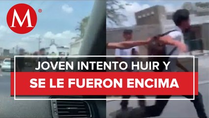 Golpean y asaltan a estudiante del Conalep en San Nicolás de los Garza