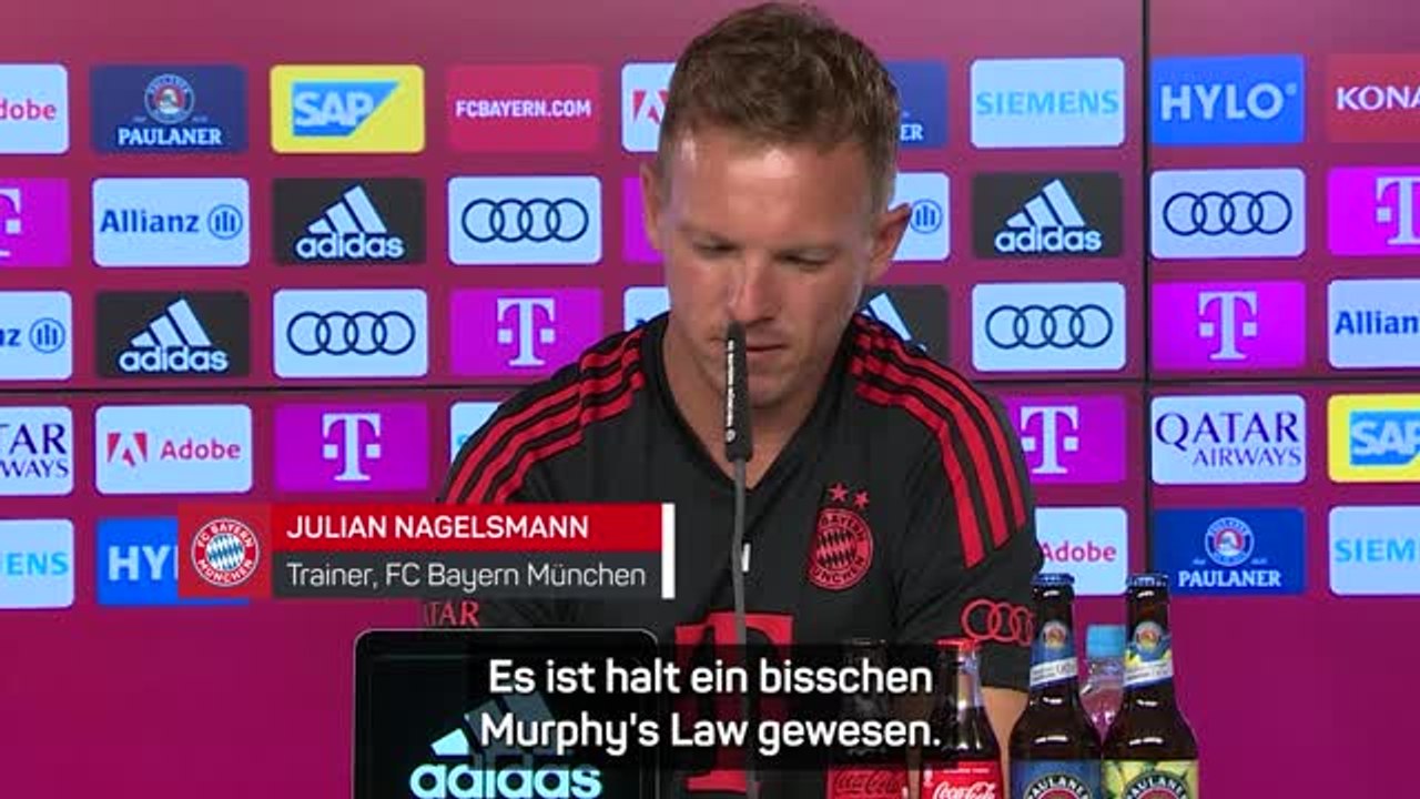 Nagelsmann hat Lewy-Los erwartet: “Murphy’s Law”