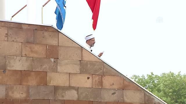 Muş haberleri! Diyanet İşleri Başkanı Erbaş, Malazgirt Milli Parkı'nda hutbe irat etti (2)