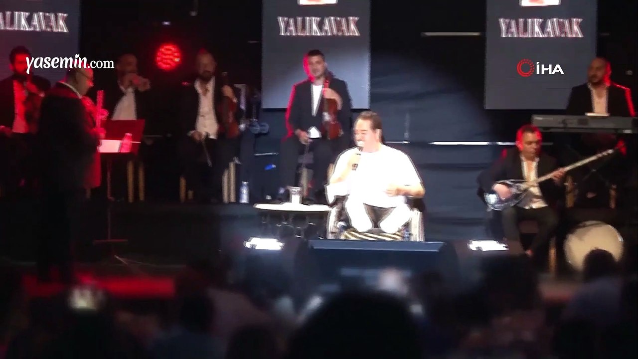 İbrahim Tatlıses kaza sonrası sargıyla konser verdi!