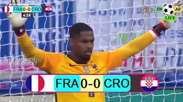 Croatia 1-0 France فرنسا0-1كرواتيا - UEFA Nations League2022